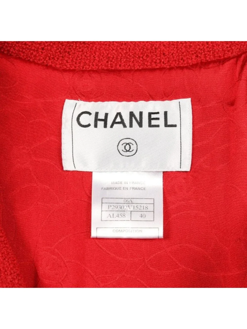 Chanel Duffle Coat Short Red Wool Hooded Jacket - Picture 3 of 7